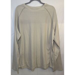 Cremieux Premium Denim Shirt Men's XXL‎ Khaki Thermal New With Tags